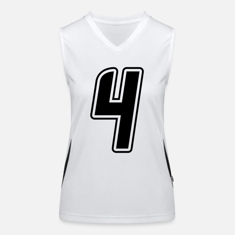 Startnummer 4 Funktionelles Kontrast-Tank Top für Frauen