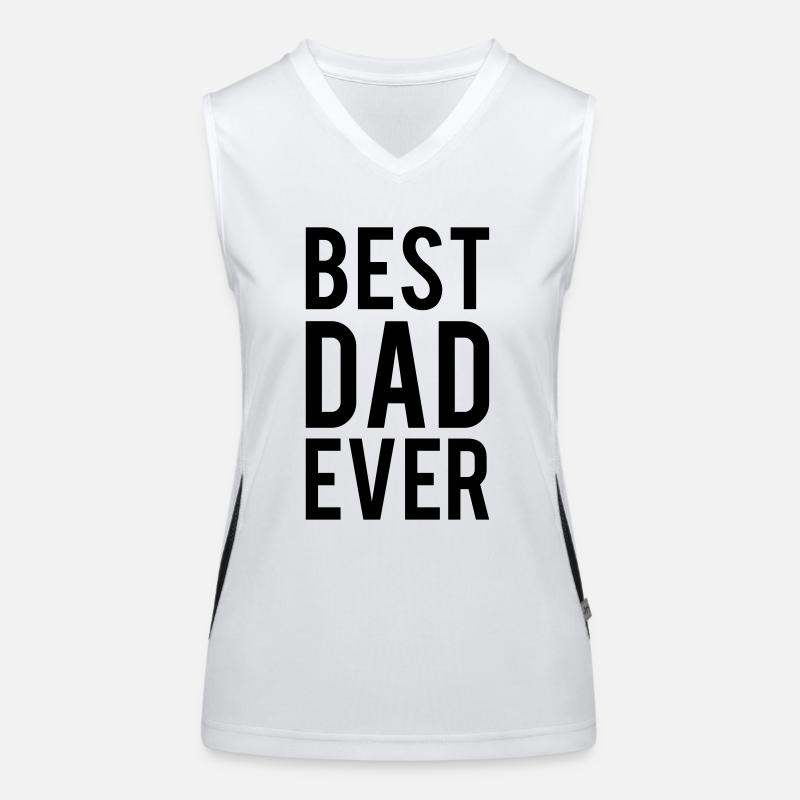 Best Dad ever Débardeur respirant contrasté Femme