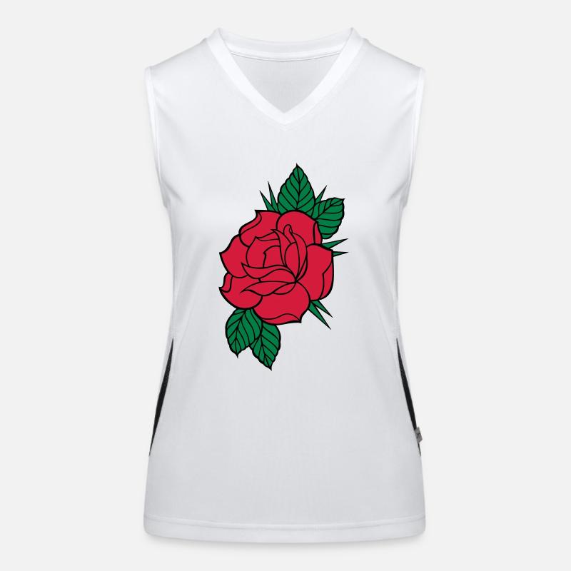 Rose - Tricolore Débardeur respirant contrasté Femme
