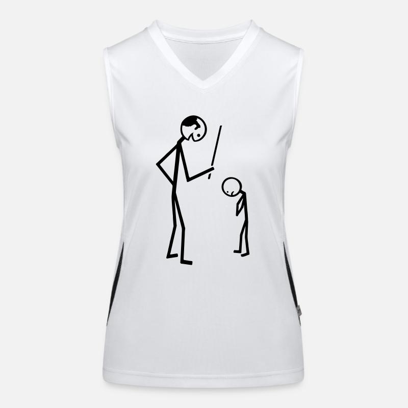 Lehrer Funktionelles Kontrast-Tank Top für Frauen