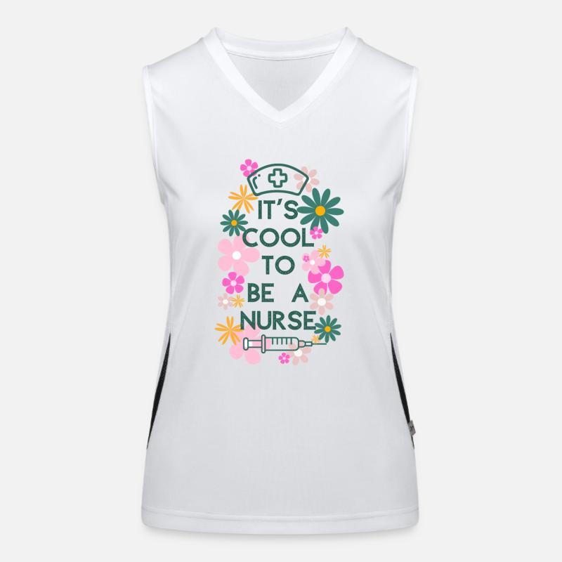 Krankenschwester Geschenk T-Shirt Funktionelles Kontrast-Tank Top für Frauen