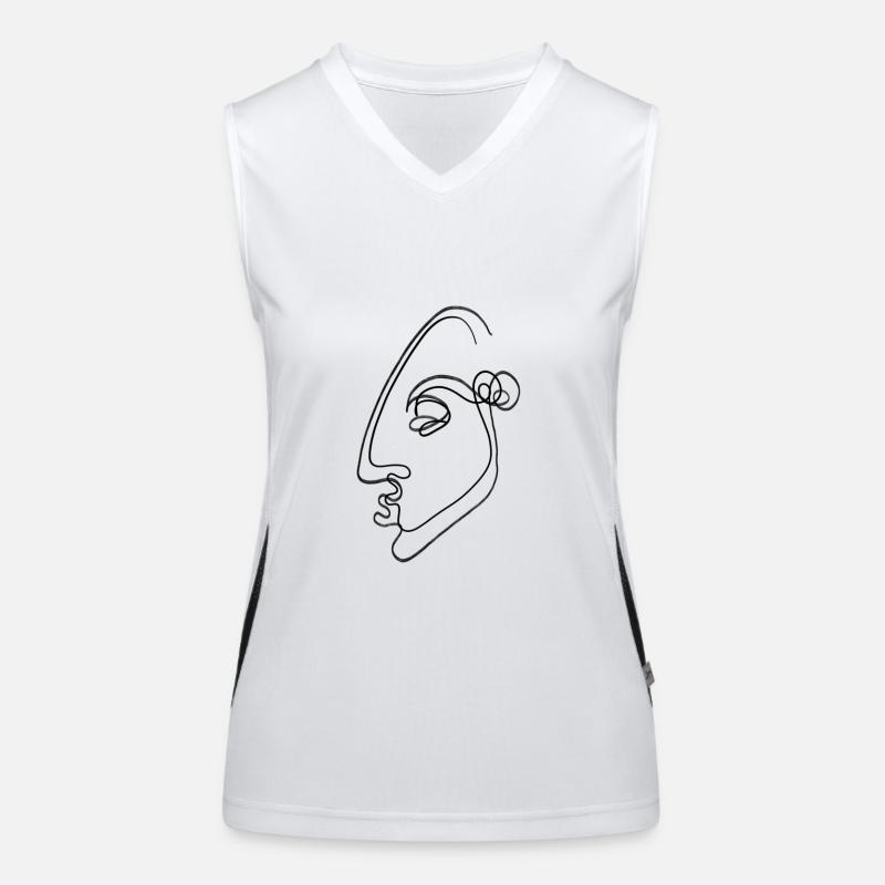 Faceline Funktionelles Kontrast-Tank Top für Frauen