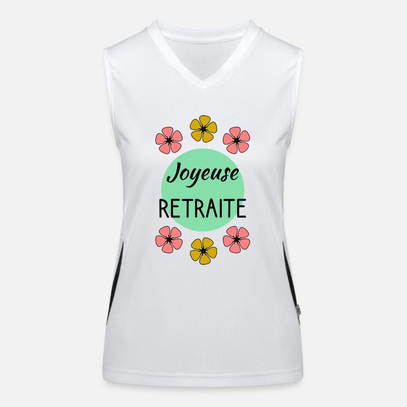 RETRAITE. RETRAITE. RETRAITEE. RETRAITE Débardeur respirant contrasté Femme