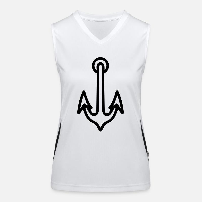 Anker Funktionelles Kontrast-Tank Top für Frauen