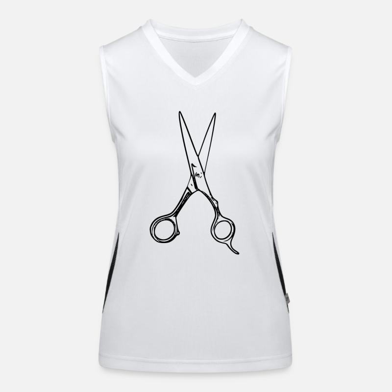 Schere Funktionelles Kontrast-Tank Top für Frauen