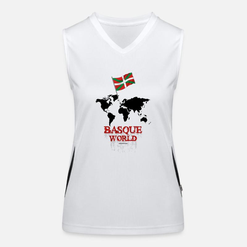 Basque World Débardeur respirant contrasté Femme