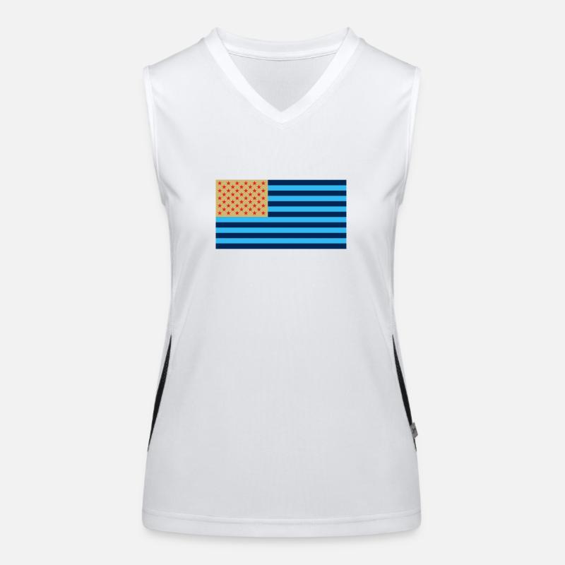 Djurgården Flag Women's Functional Contrast Tank Top
