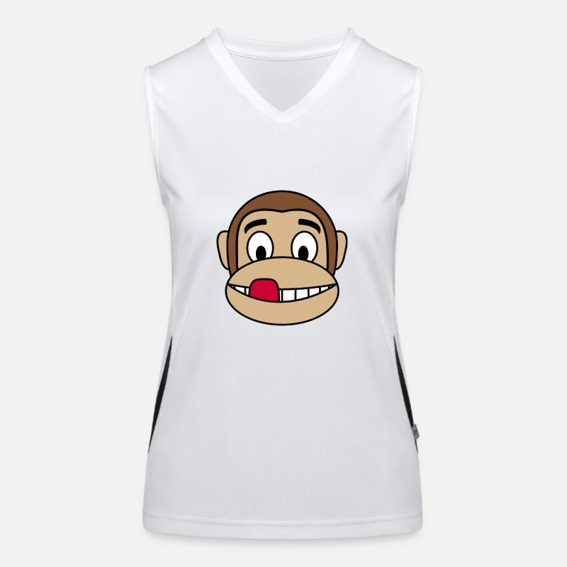 Cool langue singe Débardeur respirant contrasté Femme