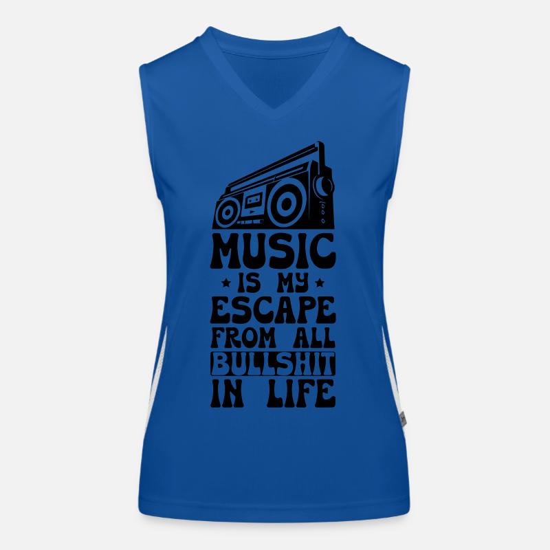Trendy Music Women's Functional Contrast Tank Top