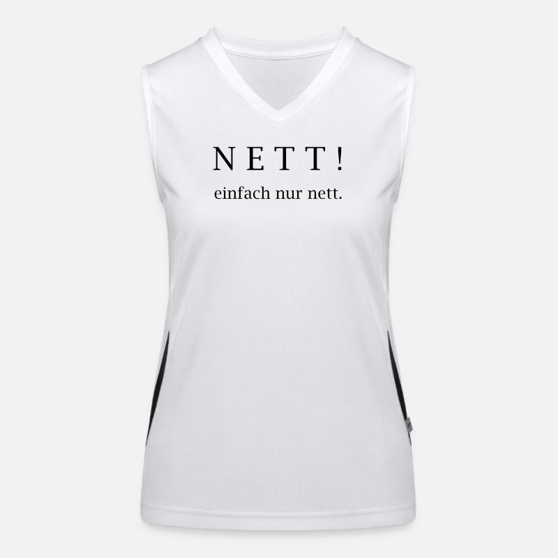 Nice! just nice. Women's Functional Contrast Tank Top