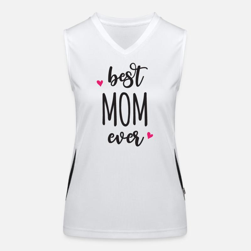 Beste Mutter aller Zeiten Funktionelles Kontrast-Tank Top für Frauen