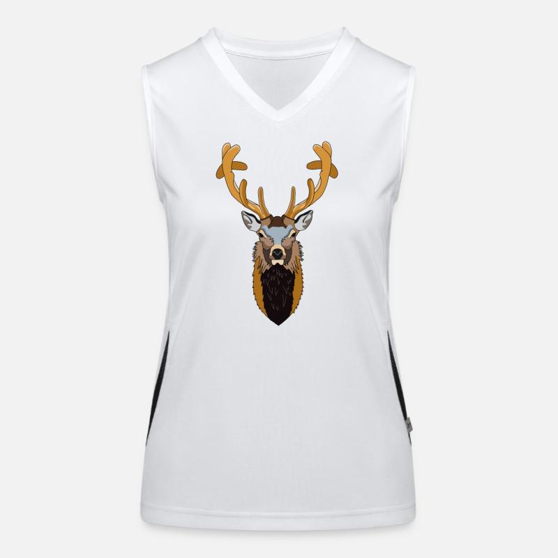Deer Women's Functional Contrast Tank Top