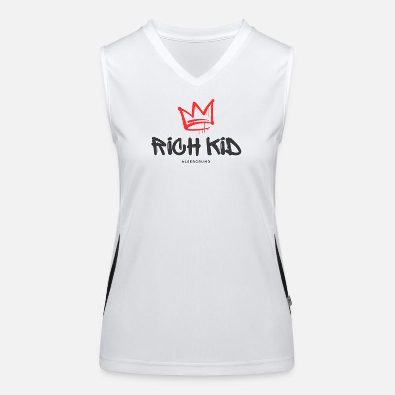 Rich Kid Alsergrund Débardeur respirant contrasté Femme