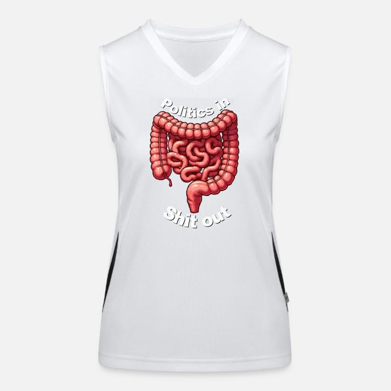 Scheißmaschine Funktionelles Kontrast-Tank Top für Frauen