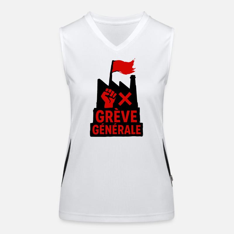 General Strike - Union Women's Functional Contrast Tank Top