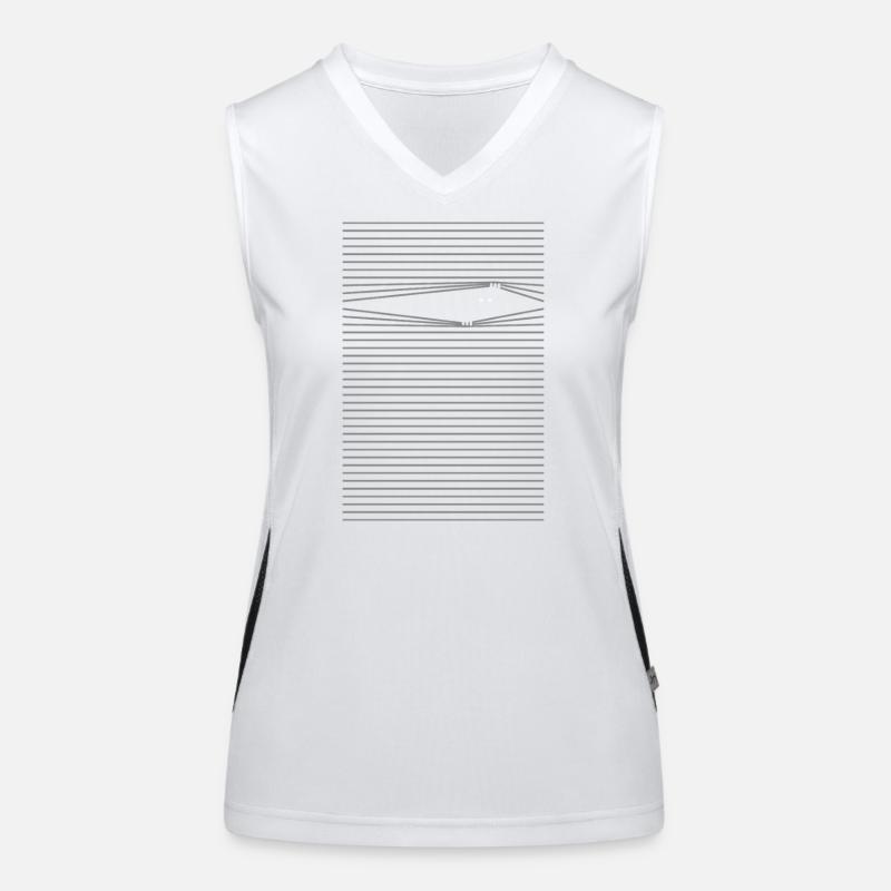 caché Débardeur respirant contrasté Femme