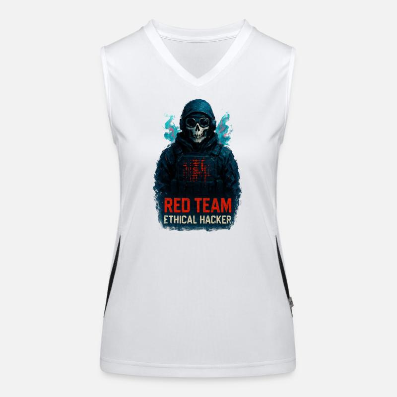 RED TEAM Ethischer Hacker Funktionelles Kontrast-Tank Top für Frauen