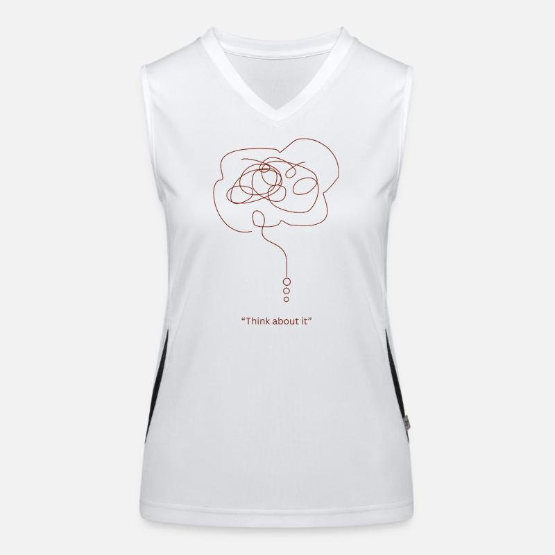Dash Brain Doodle Women's Functional Contrast Tank Top