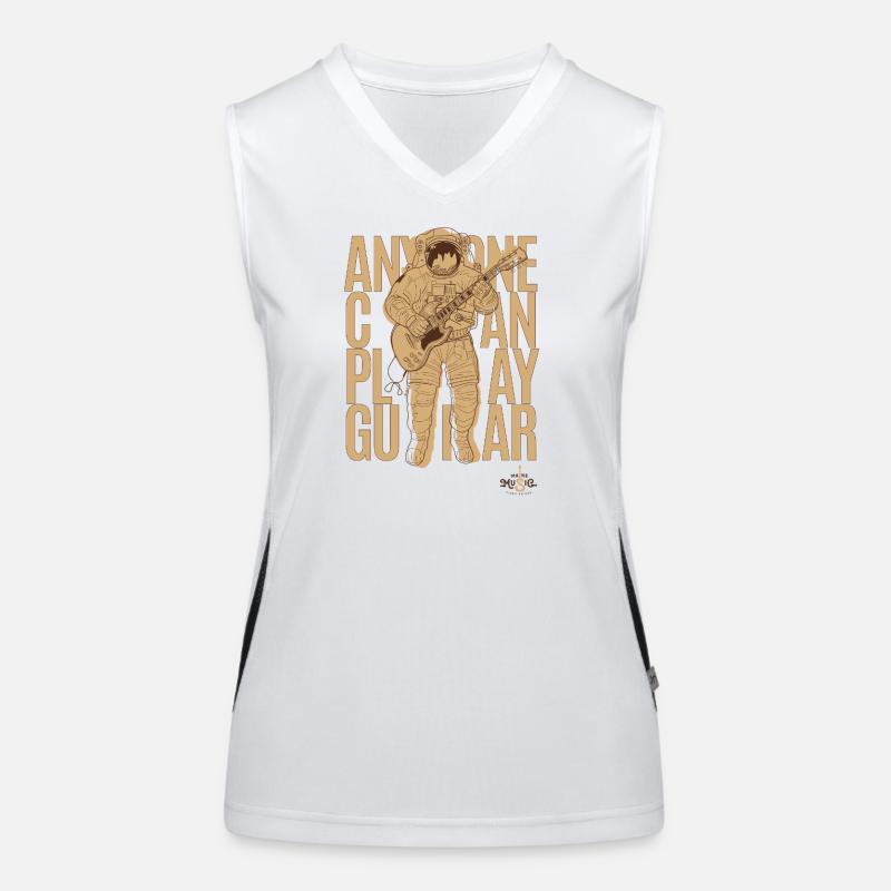 Make Music Astro Funktionelles Kontrast-Tank Top für Frauen
