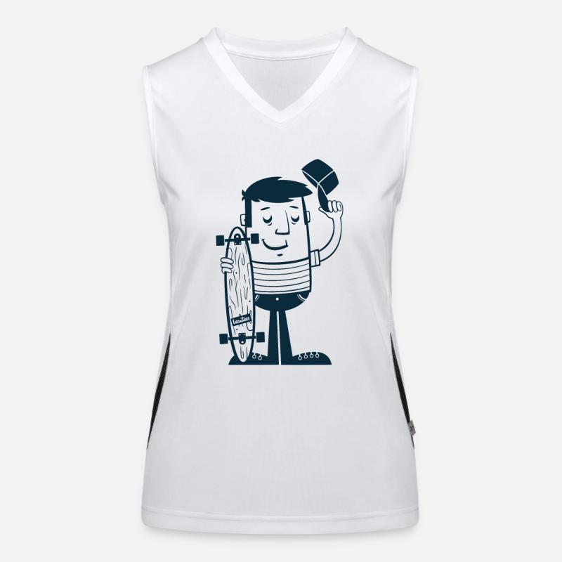 Don't Call It Skateboard Funktionelles Kontrast-Tank Top für Frauen
