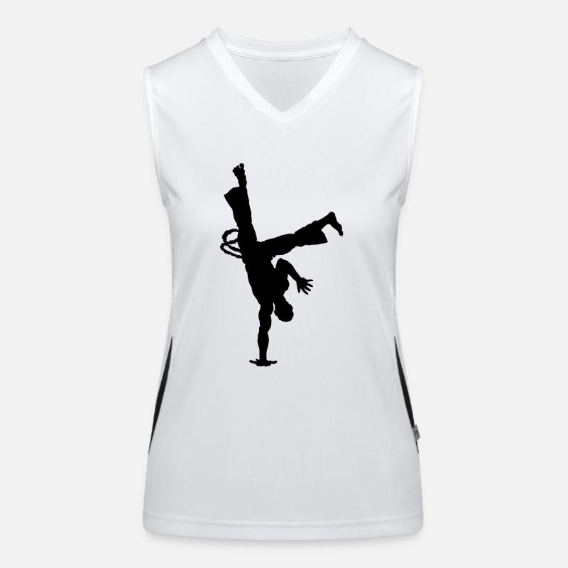 Capoeira Regional Silhouette Women's Functional Contrast Tank Top