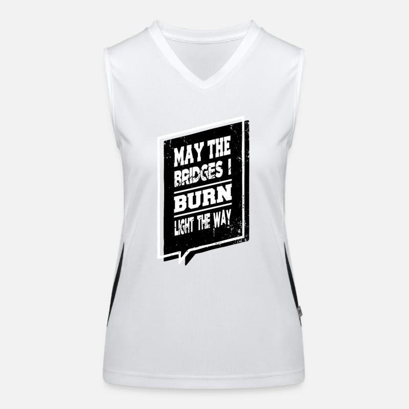 bans off our jokes happy abortion rights 8th march Funktionelles Kontrast-Tank Top für Frauen