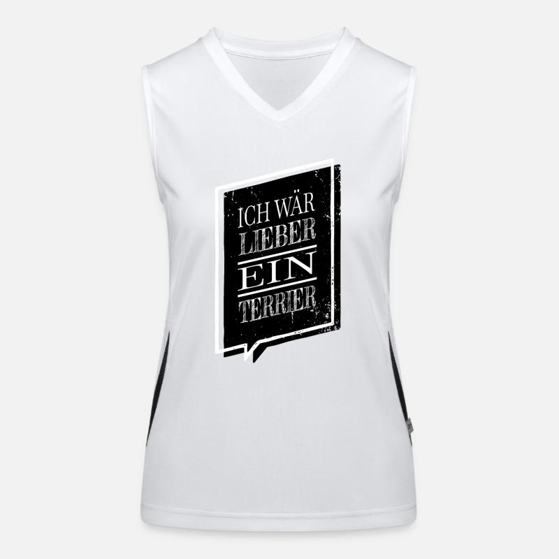 haustier tier cool witzig geburtstagsgeschenk Funktionelles Kontrast-Tank Top für Frauen
