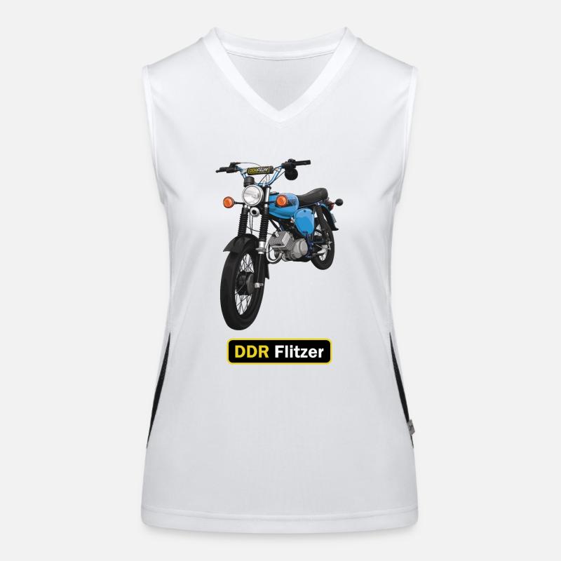 S51 (light blue) // Illustration Women's Functional Contrast Tank Top