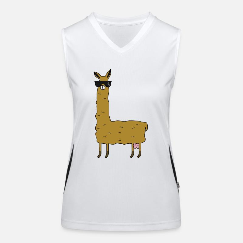 Lama avec extras Débardeur respirant contrasté Femme