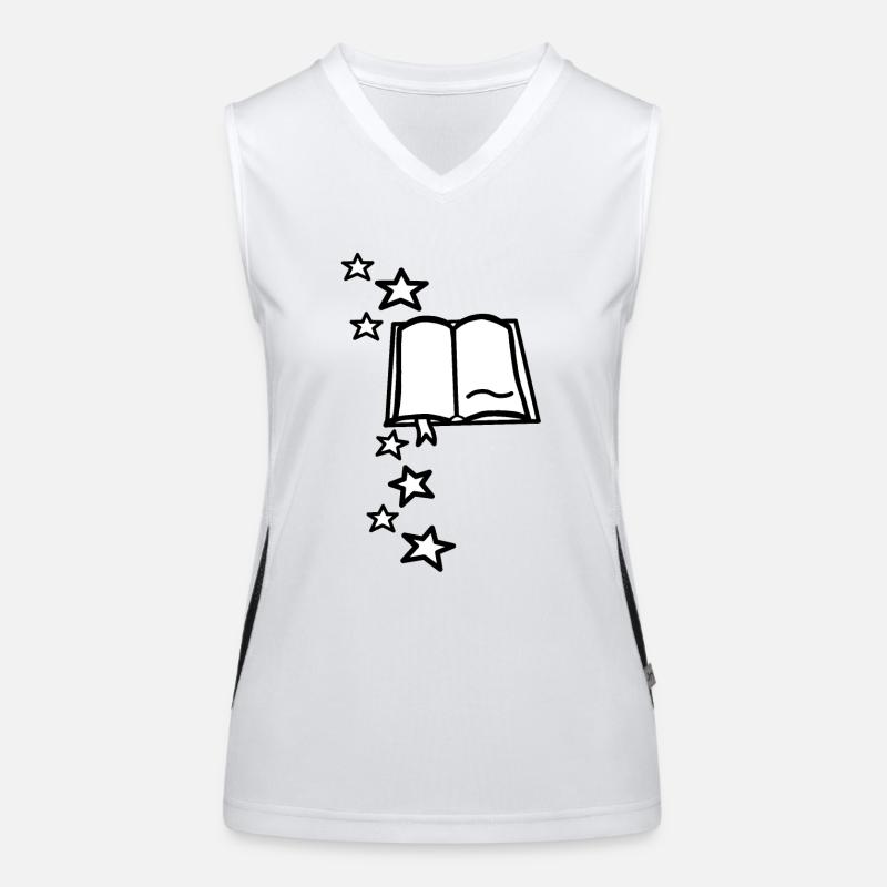 Magisches Buch Funktionelles Kontrast-Tank Top für Frauen