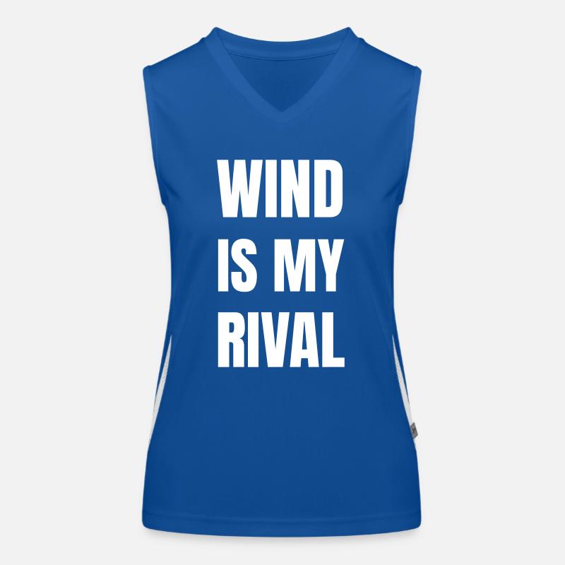 Wind is my rival Women's Functional Contrast Tank Top