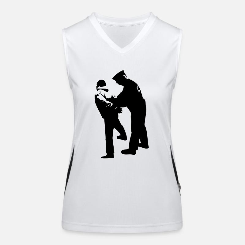 arrested Women's Functional Contrast Tank Top