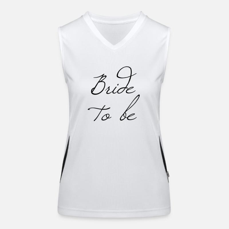 Braut - Geschenkidee Funktionelles Kontrast-Tank Top für Frauen