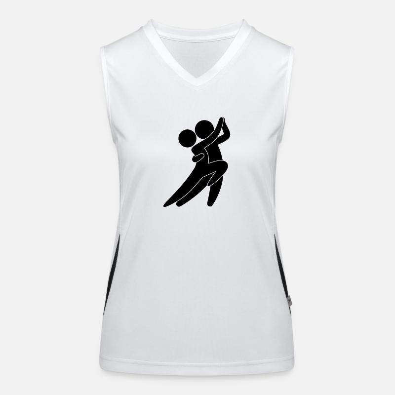 Tango dancers Women's Functional Contrast Tank Top