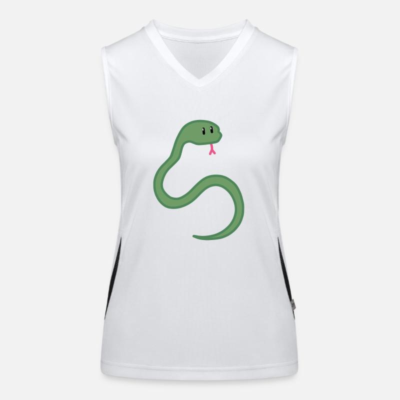 BÉBÉ SERPENT Débardeur respirant contrasté Femme
