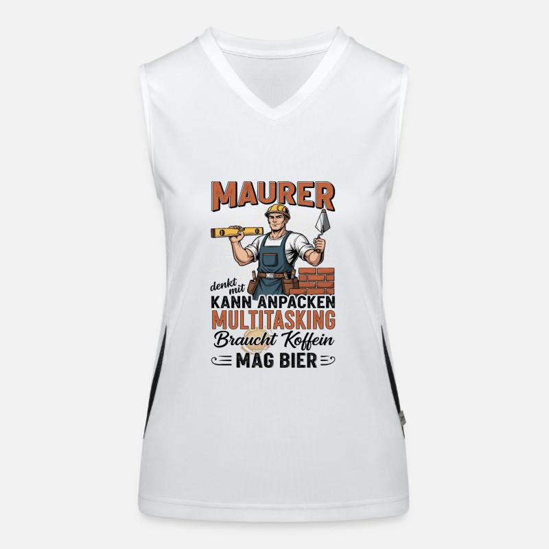 Der Maurer Funktionelles Kontrast-Tank Top für Frauen