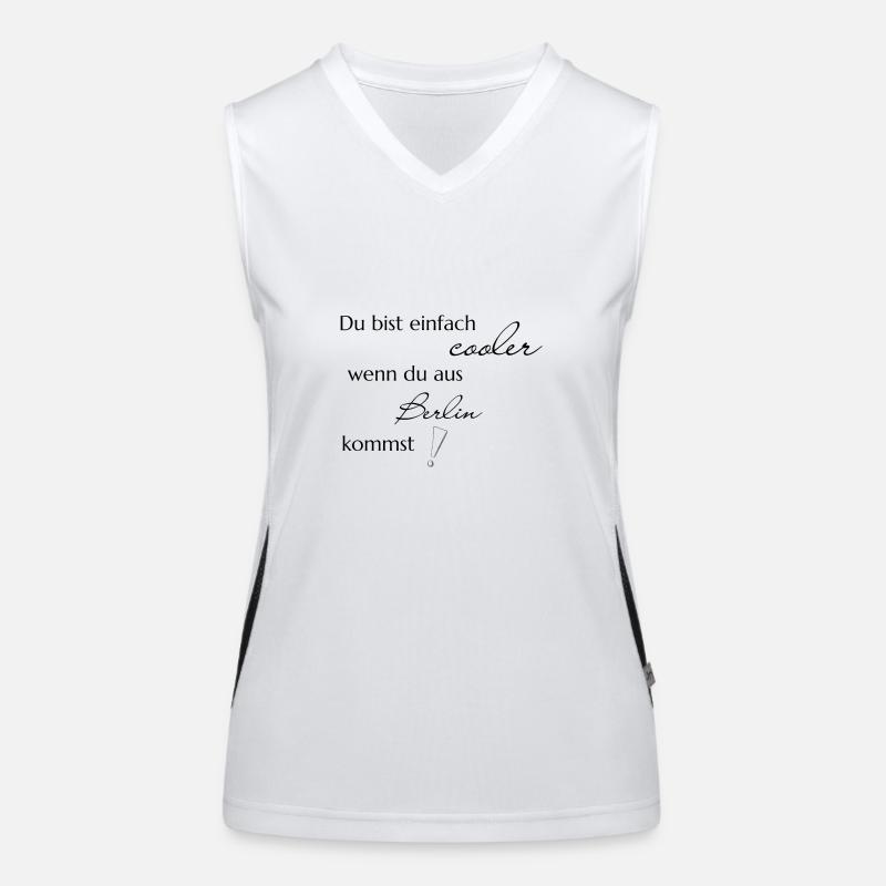 cooler berlin Funktionelles Kontrast-Tank Top für Frauen