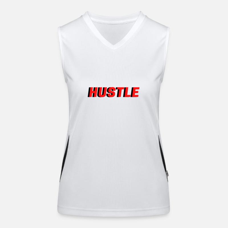 Hustle Funktionelles Kontrast-Tank Top für Frauen