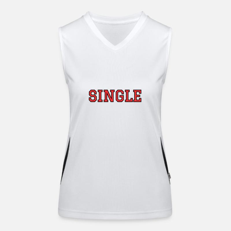 SINGLE Funktionelles Kontrast-Tank Top für Frauen