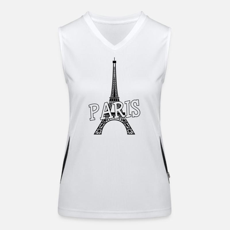 Paris Women's Functional Contrast Tank Top
