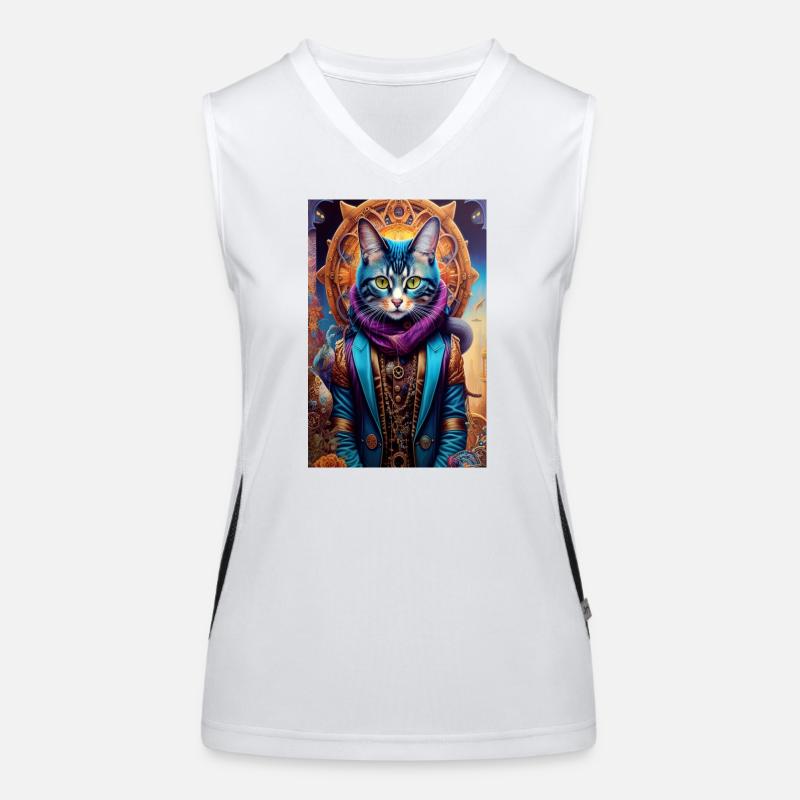 Master cat Women's Functional Contrast Tank Top