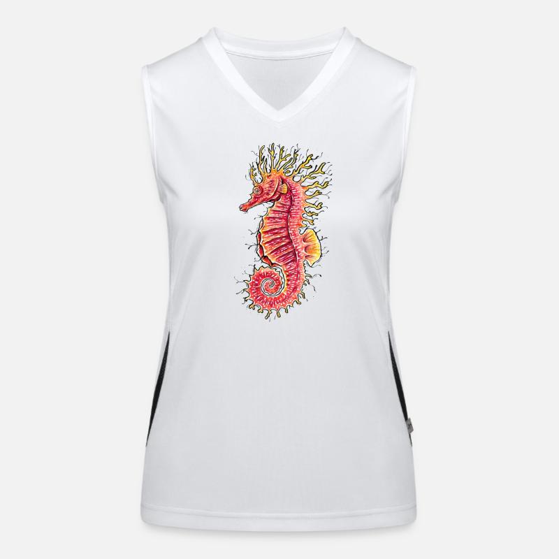 Hippocampe Débardeur respirant contrasté Femme