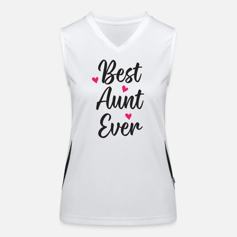 Best Aunt Ever Women's Functional Contrast Tank Top