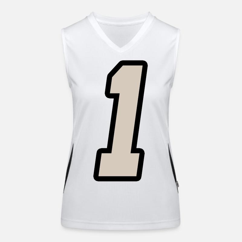 Nummer Eins 1 Funktionelles Kontrast-Tank Top für Frauen