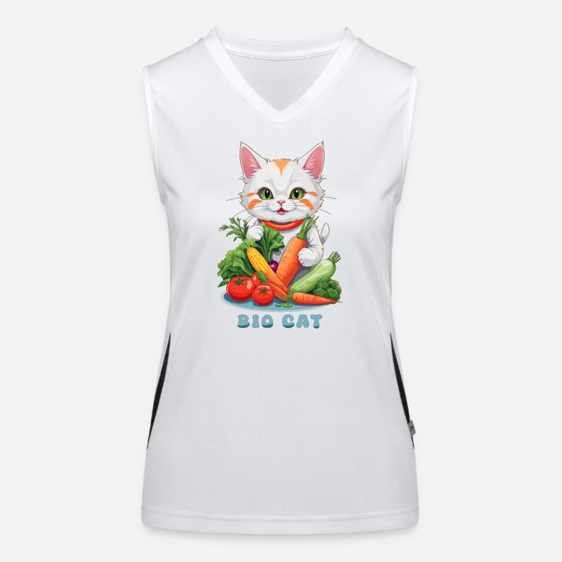 Chat Bio Débardeur respirant contrasté Femme