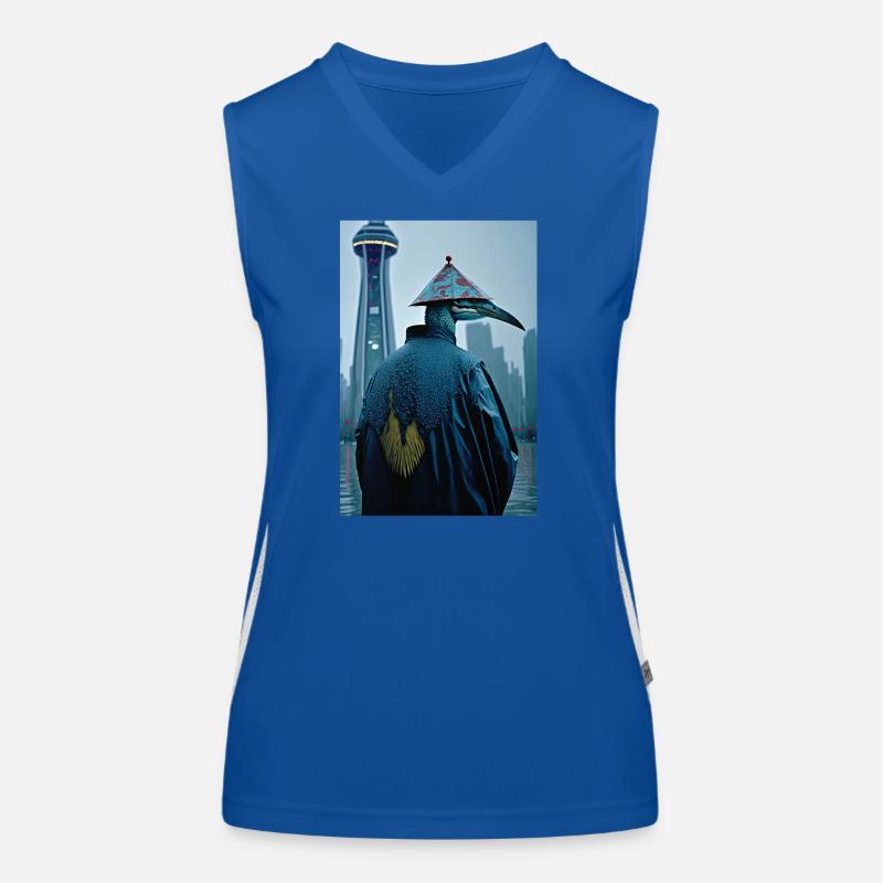 Anthropomorph 01 Funktionelles Kontrast-Tank Top für Frauen