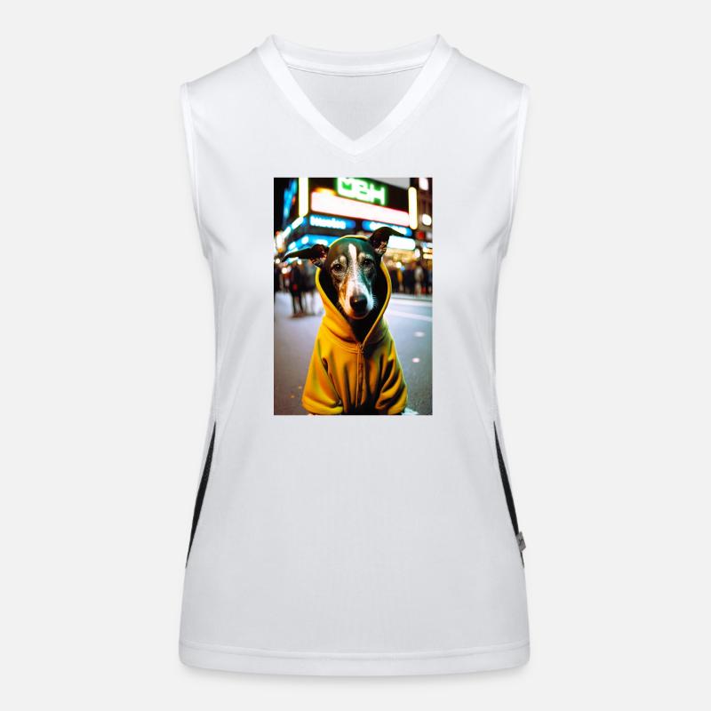 Anthropomorph 06 Funktionelles Kontrast-Tank Top für Frauen