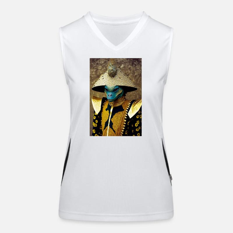 Anthropomorph 02 Funktionelles Kontrast-Tank Top für Frauen