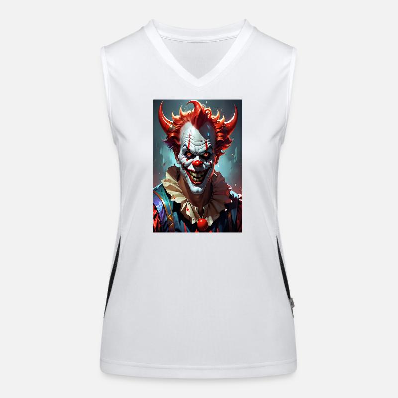 Devil Clown Women's Functional Contrast Tank Top