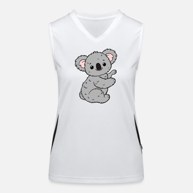 Koala Koala Ours Débardeur respirant contrasté Femme